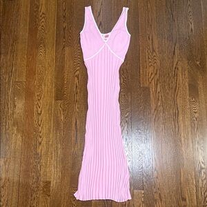 SOLID & STRIPED Pink Maxi Dress